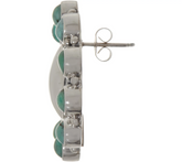 EXEX by Claudia Agudelo Sterling Silver Gemstone Cluster Earring, Size 1-1/4"